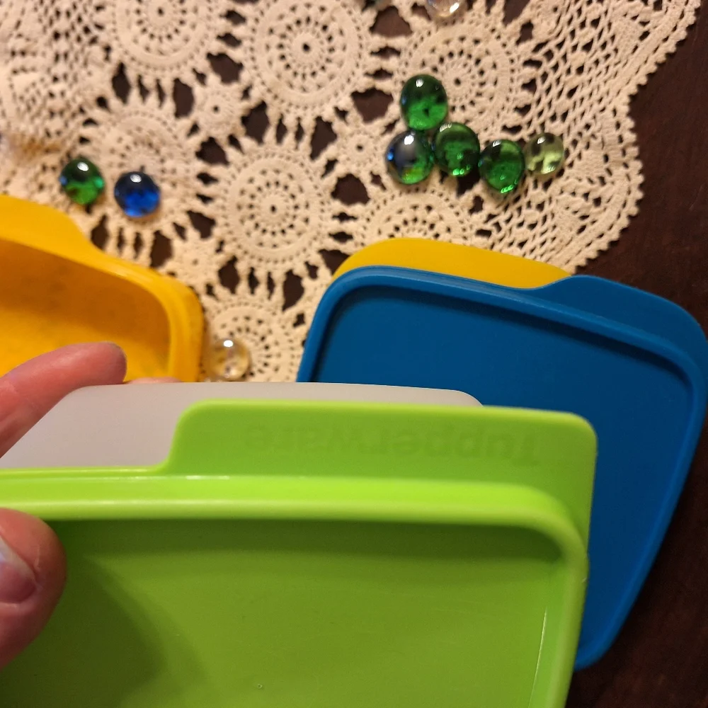 Tupperware Colorful Lunch & Snack Sets (3)